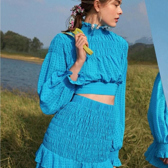 Blue two piece set - Picture 3 of 4